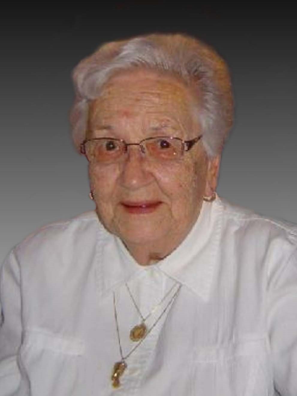 Mme Jeanne D'Arc Boisvert Jacques 1923-2020